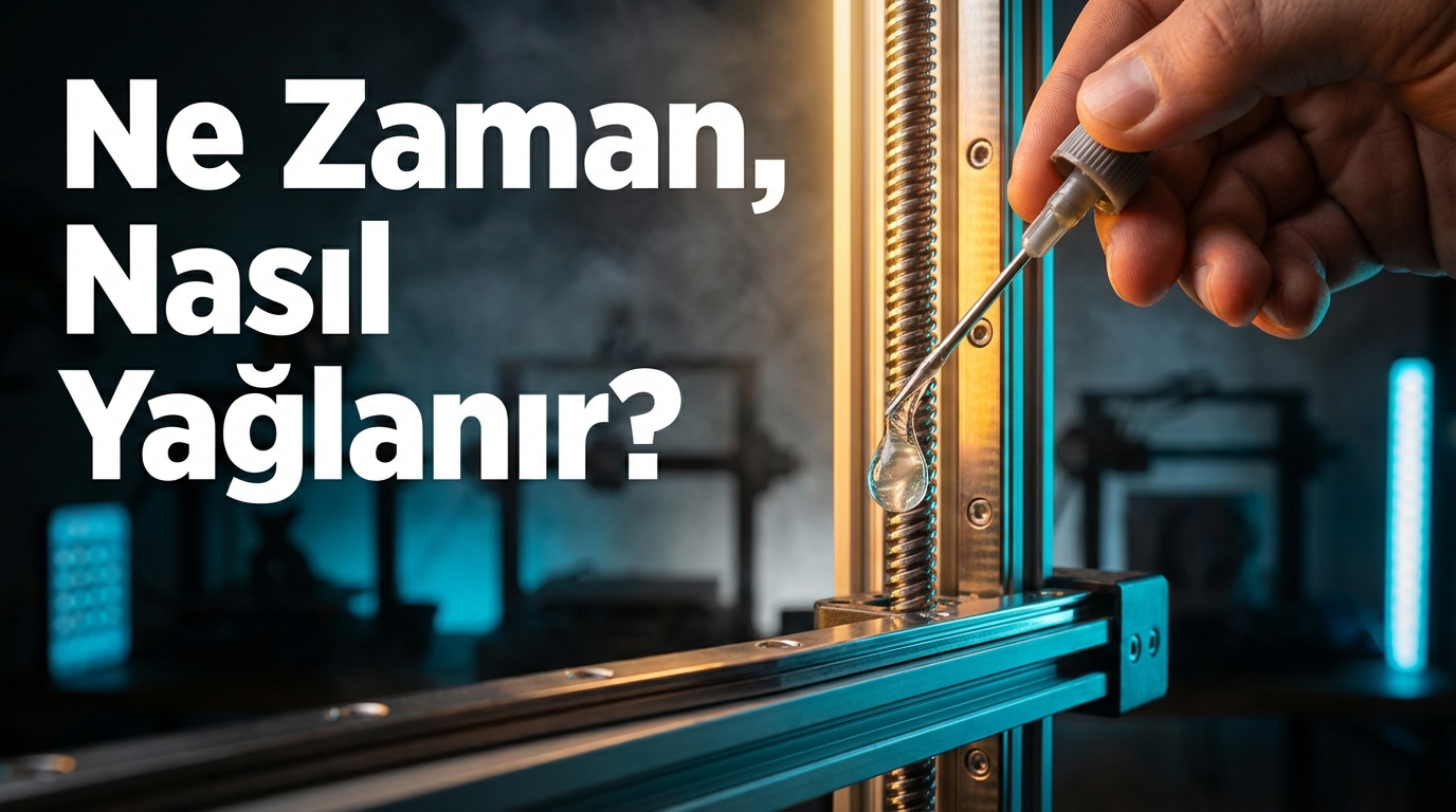 3D Yazıcı Yağlama Rehberi 2026: Gürültüyü Bitirin, Ömrü Uzatın! — 4000 Kelimelik Mega Rehber