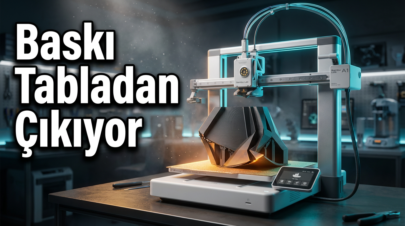 Bambu Lab A1 Baskı Tabladan Kalkıyor Sorunu ve Çözümü (Kesin Yöntem) — 4000 Kelimelik Mega Rehber (2026)